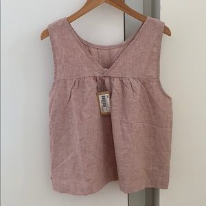 🖤 Monk & Lou linen cotton tank sleeveless blouse